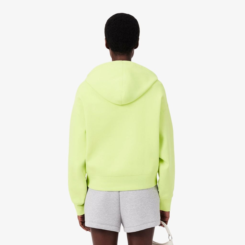 Áo Hoodie Lacoste Nữ Dáng Oversize Có Thể Điều Chỉnh