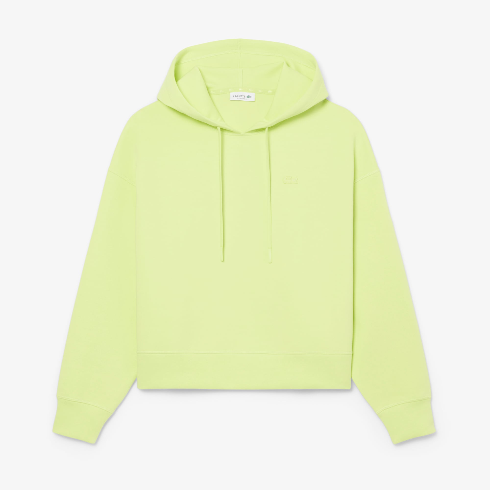 Áo Hoodie Lacoste Nữ Dáng Oversize Có Thể Điều Chỉnh