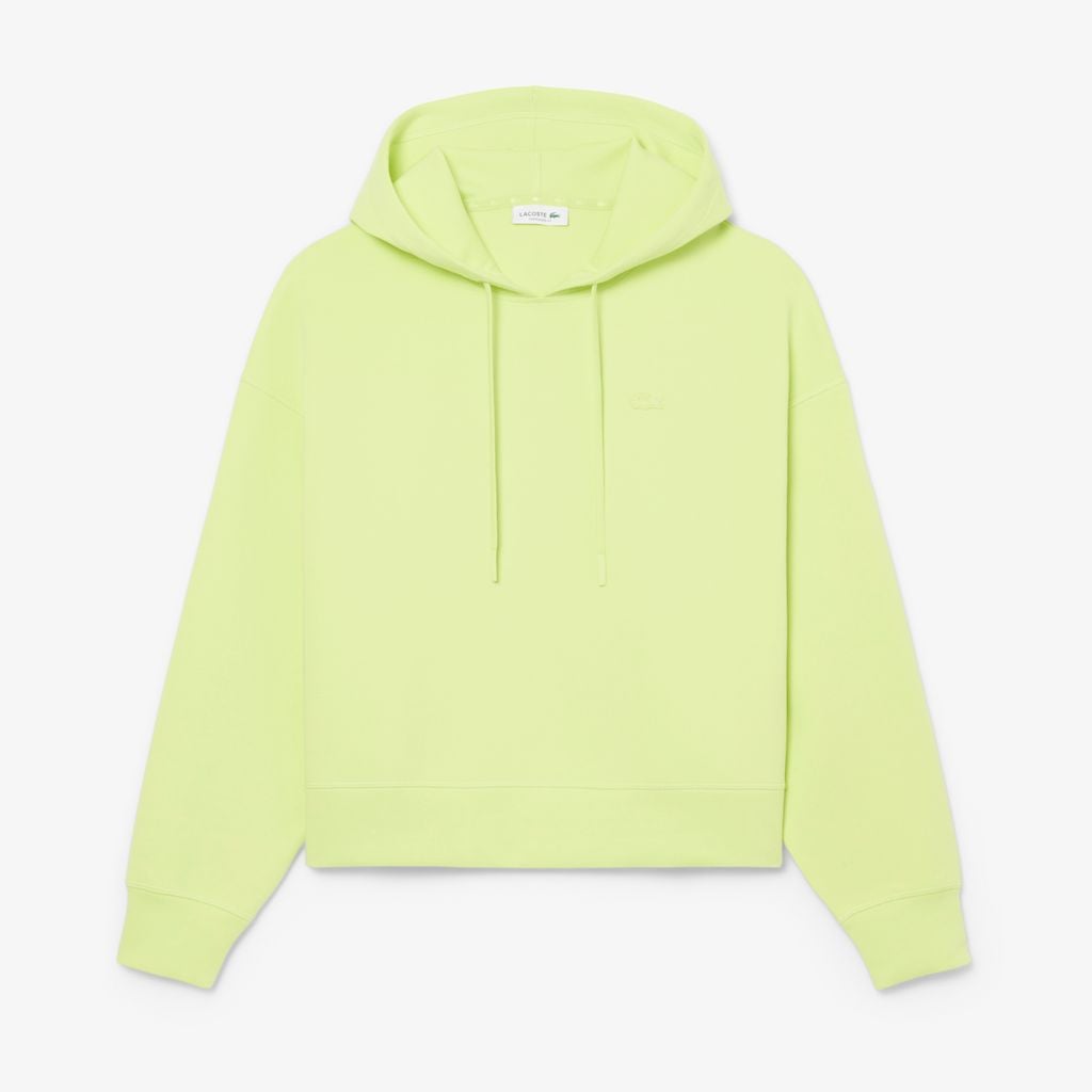 Áo Hoodie Lacoste Nữ Dáng Oversize Có Thể Điều Chỉnh