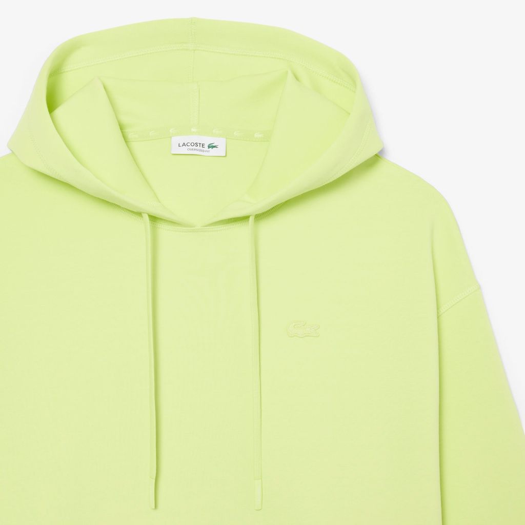 Áo Hoodie Lacoste Nữ Dáng Oversize Có Thể Điều Chỉnh