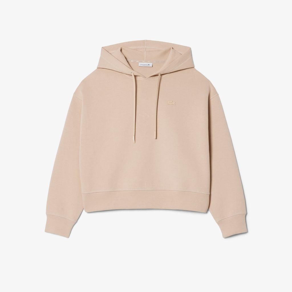 Áo Hoodie Lacoste Nữ Dáng Oversize Có Thể Điều Chỉnh