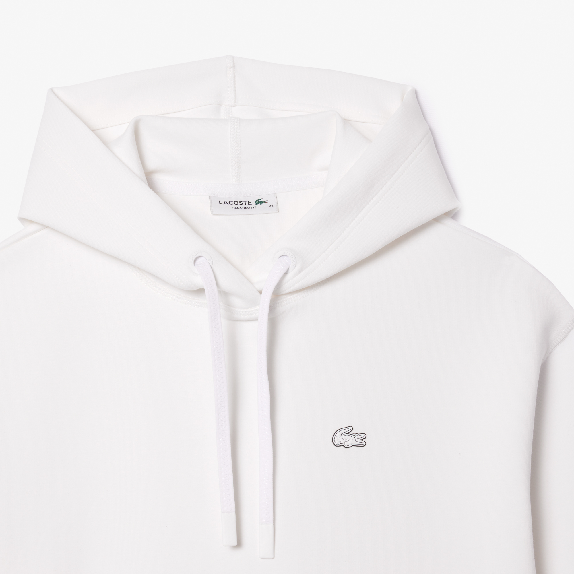 Áo Hoodie Lacoste Nữ Dáng Ngắn Chất Liệu Cotton