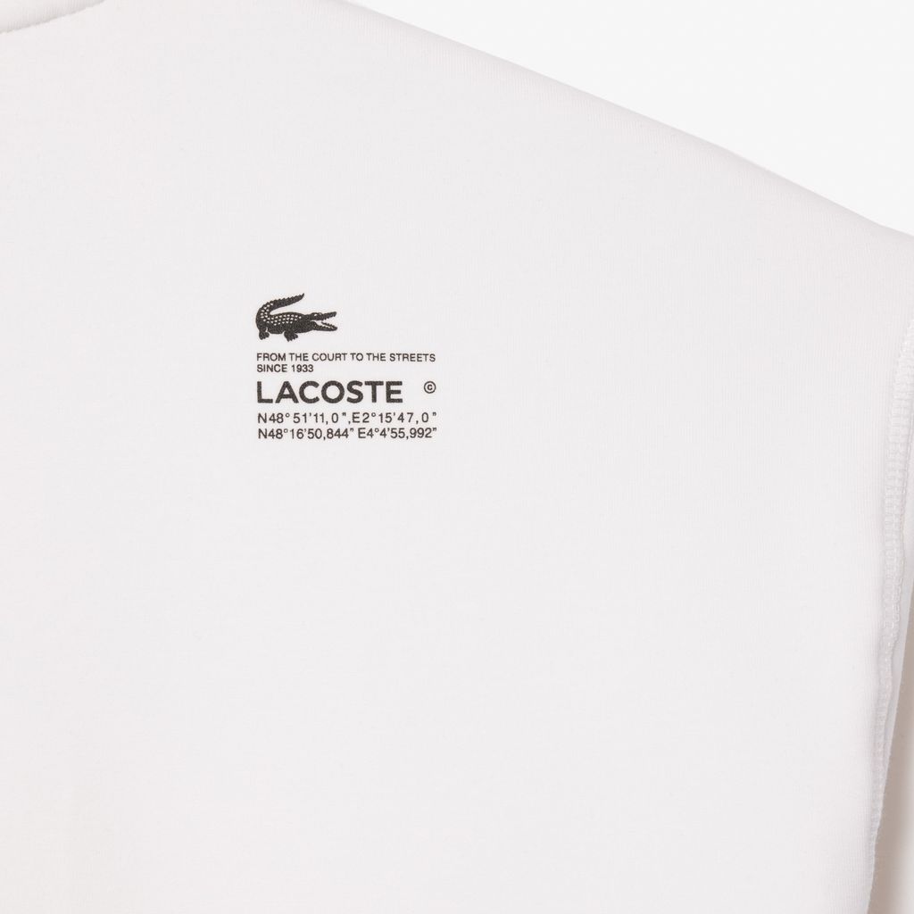 Áo Hoodie Lacoste Nữ Dáng Ngắn Chất Liệu Cotton