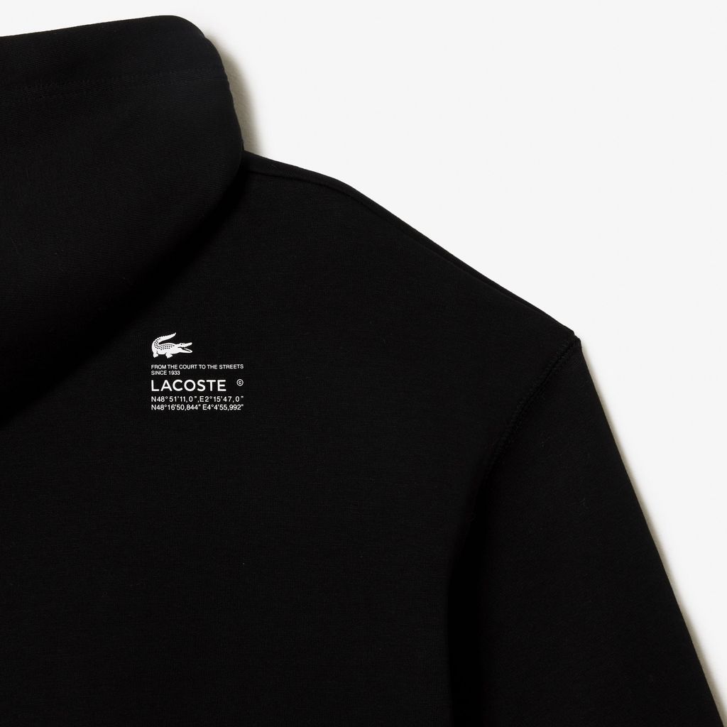 Áo Hoodie Lacoste Nữ Dáng Ngắn Chất Liệu Cotton