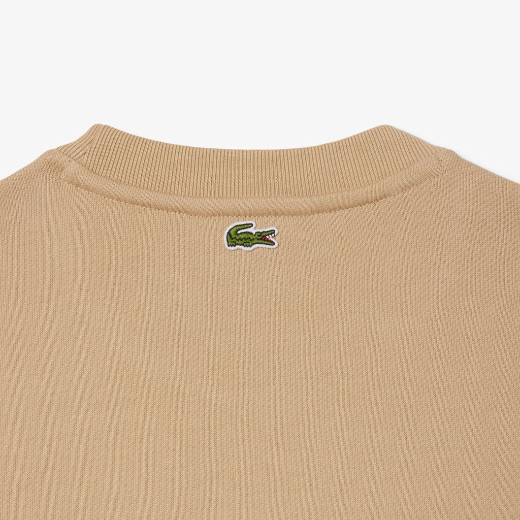 Áo Nỉ Lacoste Nữ Chất Liệu Cotton Có Logo Dập Nổi
