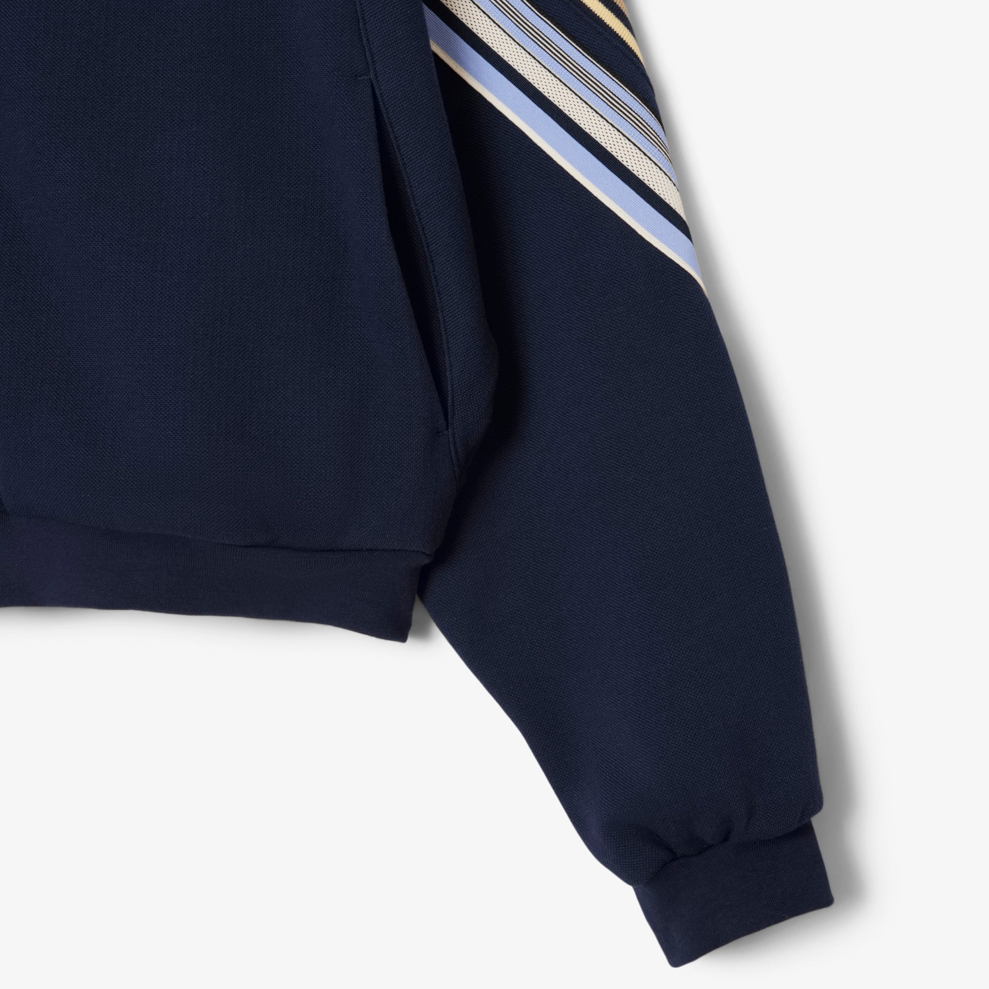 Áo Nỉ Lacoste Nữ Dáng Rộng Khóa Kéo Sản Xuất Tại Pháp