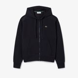Áo Hoodie Lacoste Nữ Oversize Chất Liệu Piqué Có Khóa Kéo