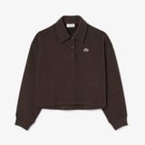 Áo Nỉ Polo Lacoste Nữ Cổ Polo Oversize