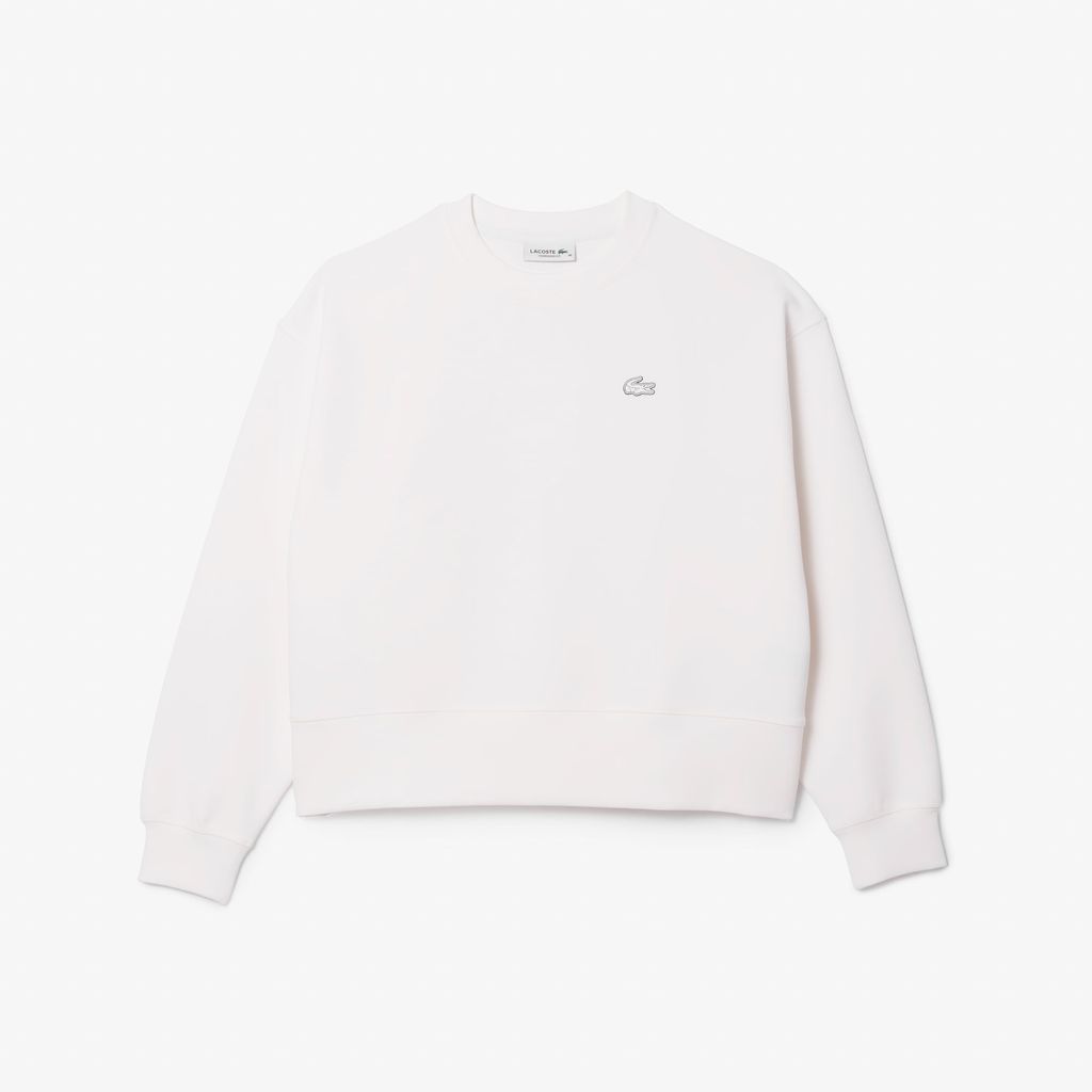 Áo Nỉ Lacoste Nữ Oversize Chất Liệu Cotton
