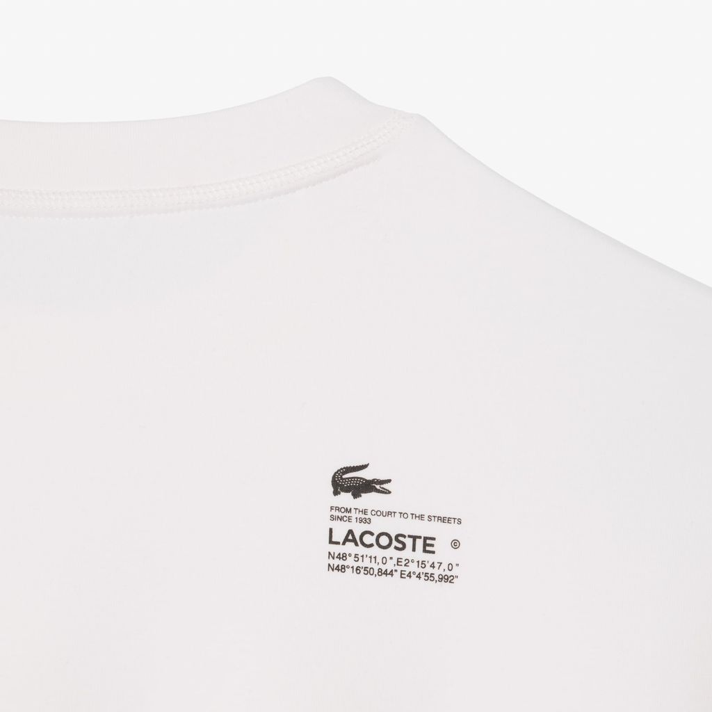 Áo Nỉ Lacoste Nữ Oversize Chất Liệu Cotton