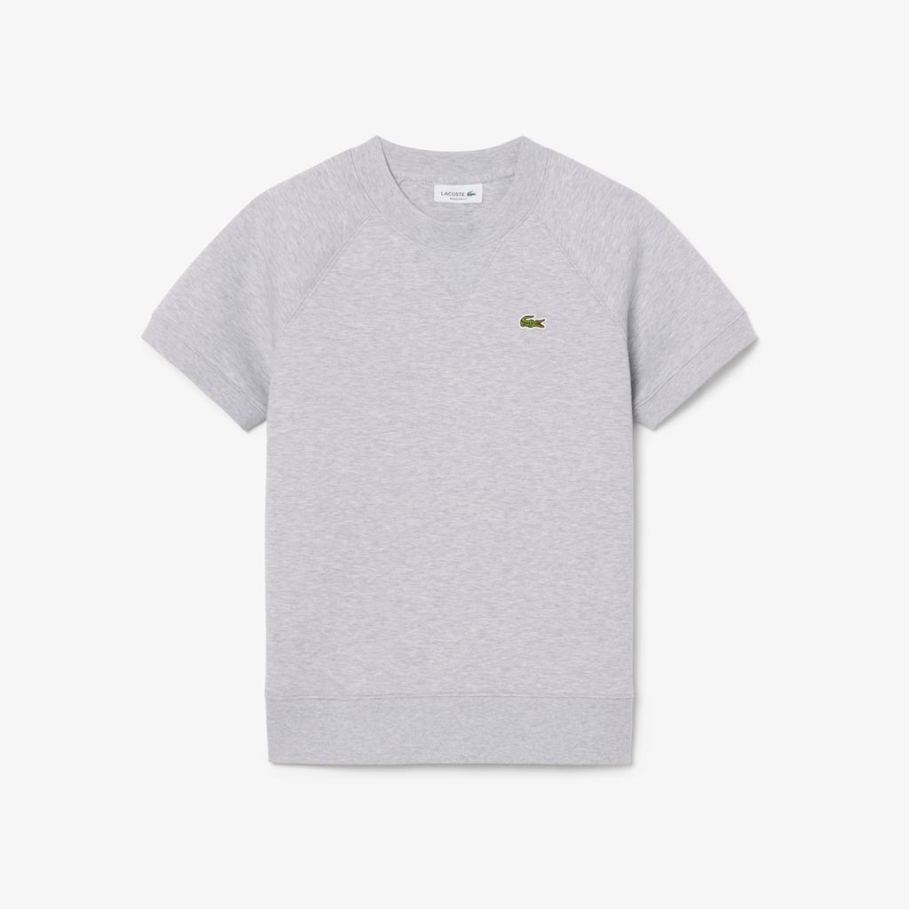 Áo Nỉ Lacoste Nữ Dáng Suông Tay Ngắn