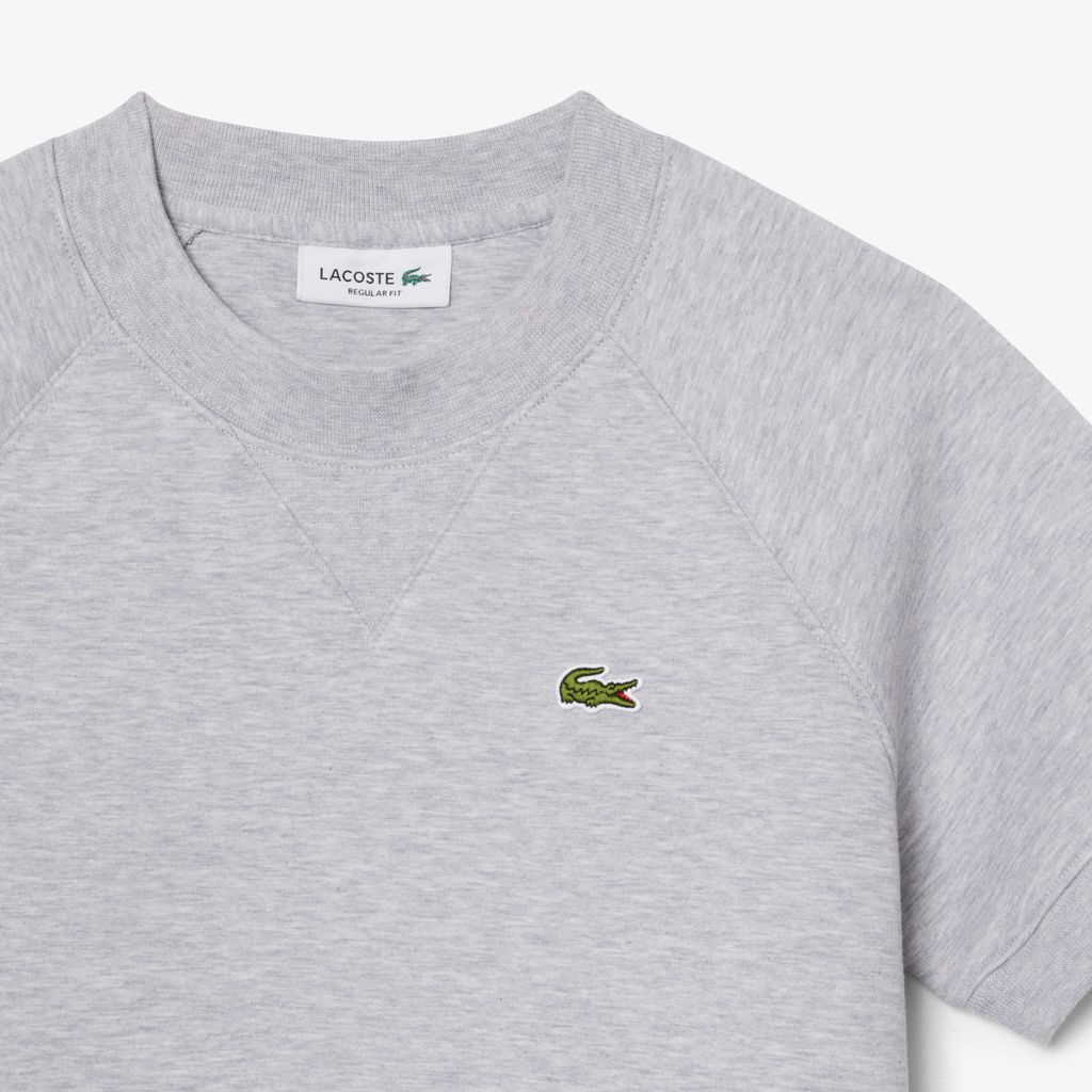 Áo Nỉ Lacoste Nữ Dáng Suông Tay Ngắn