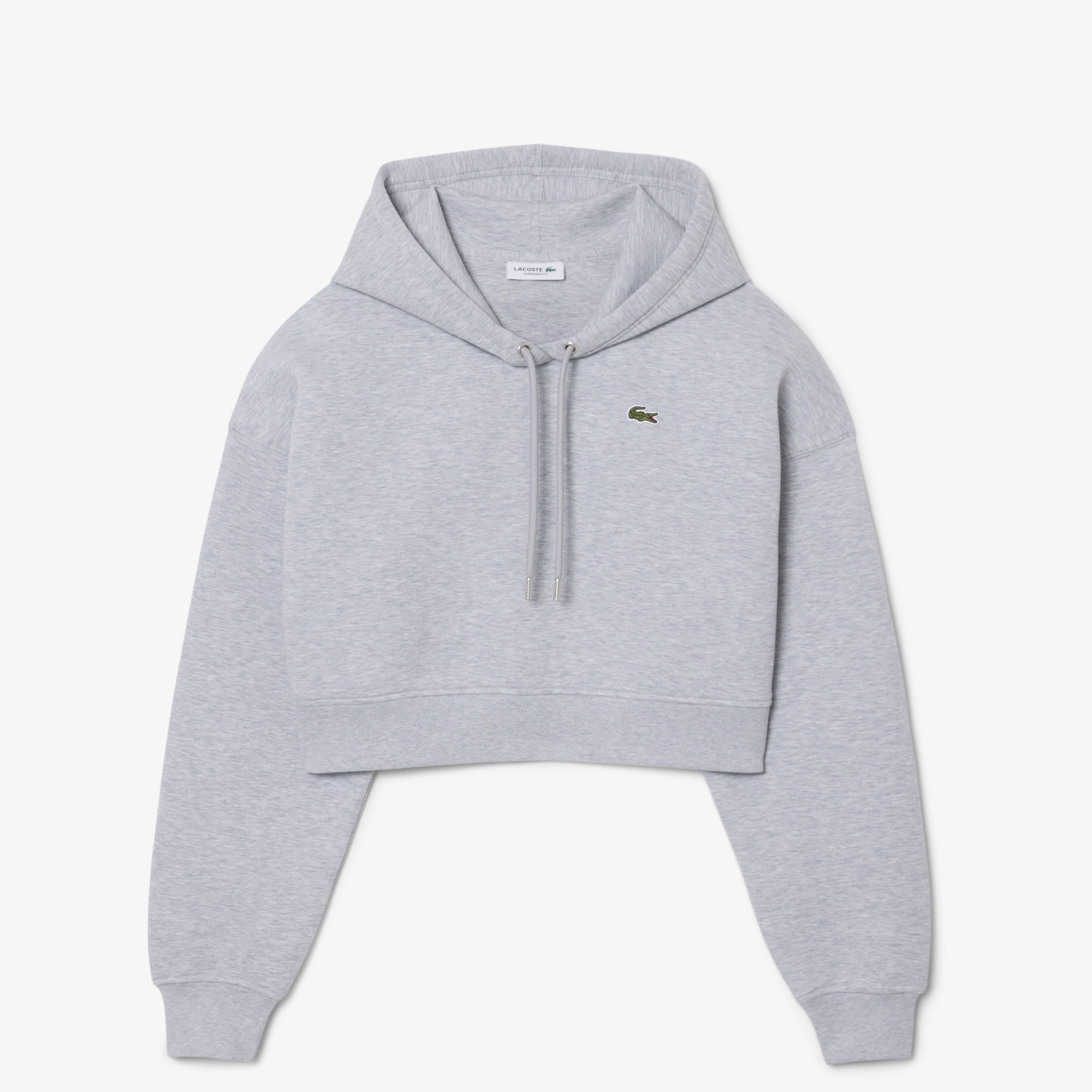 Áo Nỉ Lacoste Nữ Oversize Chất Liệu Thun Dệt Kim