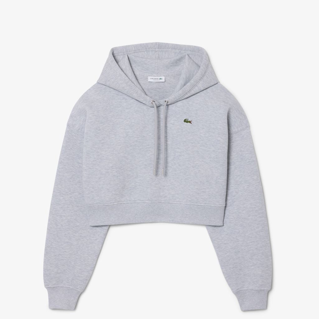 Áo Nỉ Lacoste Nữ Oversize Chất Liệu Thun Dệt Kim