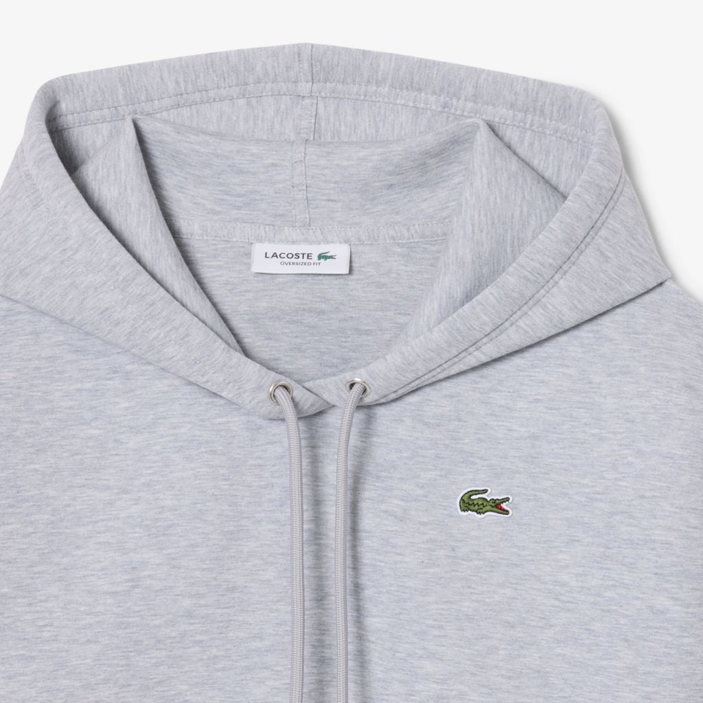 Áo Nỉ Lacoste Nữ Oversize Chất Liệu Thun Dệt Kim
