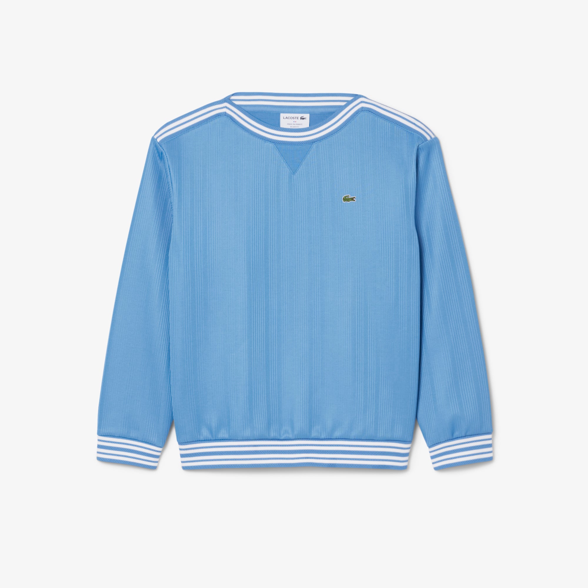 Áo Nỉ Lacoste Nữ Dáng Suông Cổ Thuyền Sản Xuất Tại Pháp