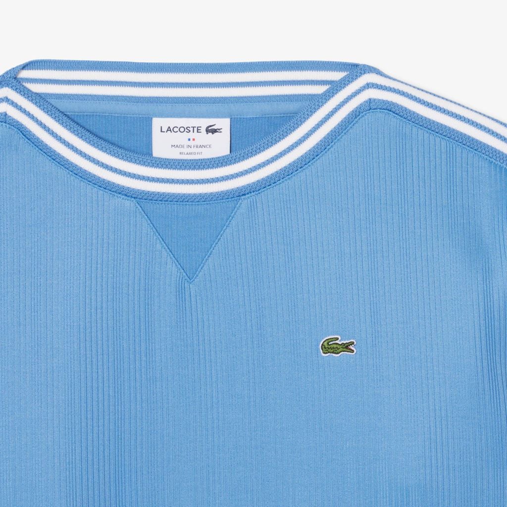 Áo Nỉ Lacoste Nữ Dáng Suông Cổ Thuyền Sản Xuất Tại Pháp