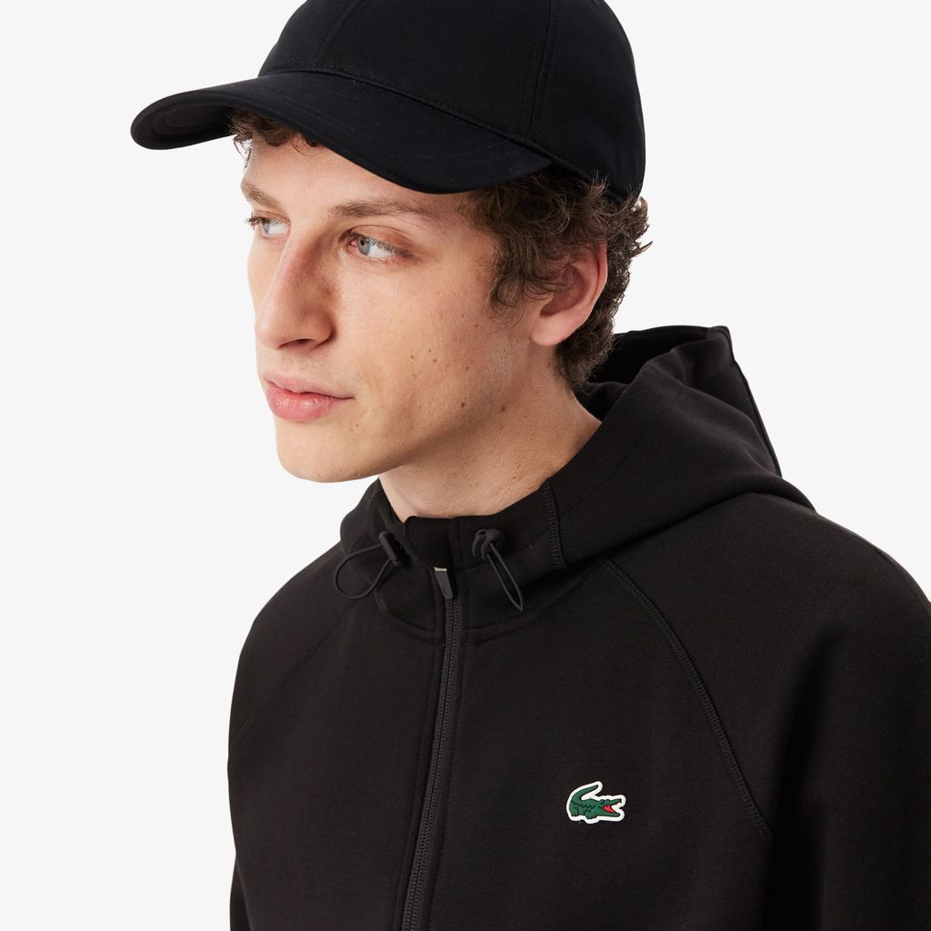 Áo Hoodie Thể Thao Lacoste Nam Dáng Rộng Co Giãn Có Khóa Kéo