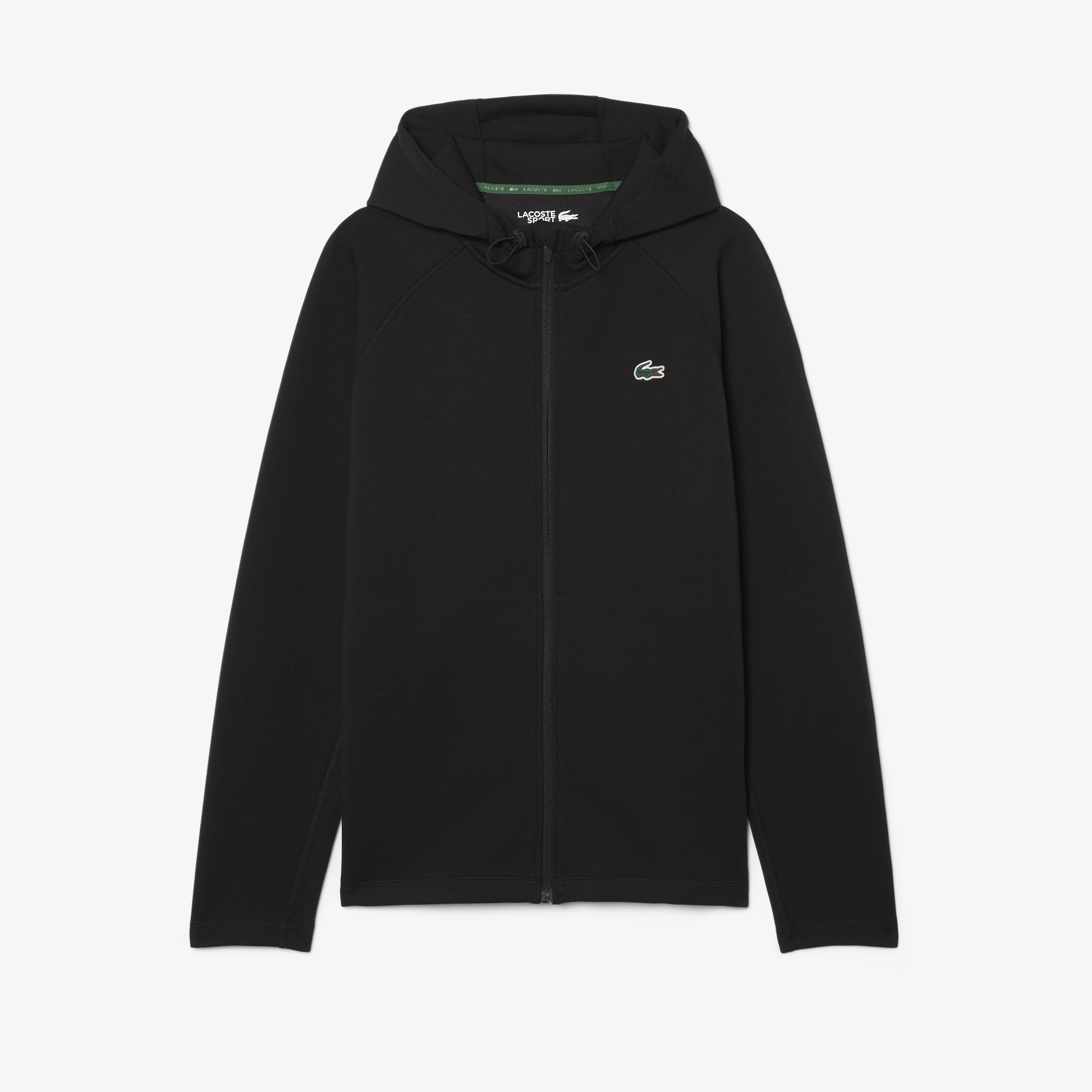 Áo Hoodie Thể Thao Lacoste Nam Dáng Rộng Co Giãn Có Khóa Kéo
