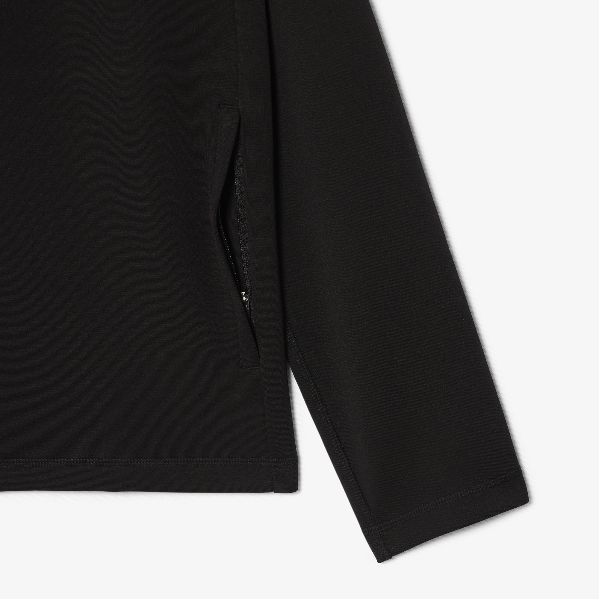 Áo Hoodie Thể Thao Lacoste Nam Dáng Rộng Co Giãn Có Khóa Kéo