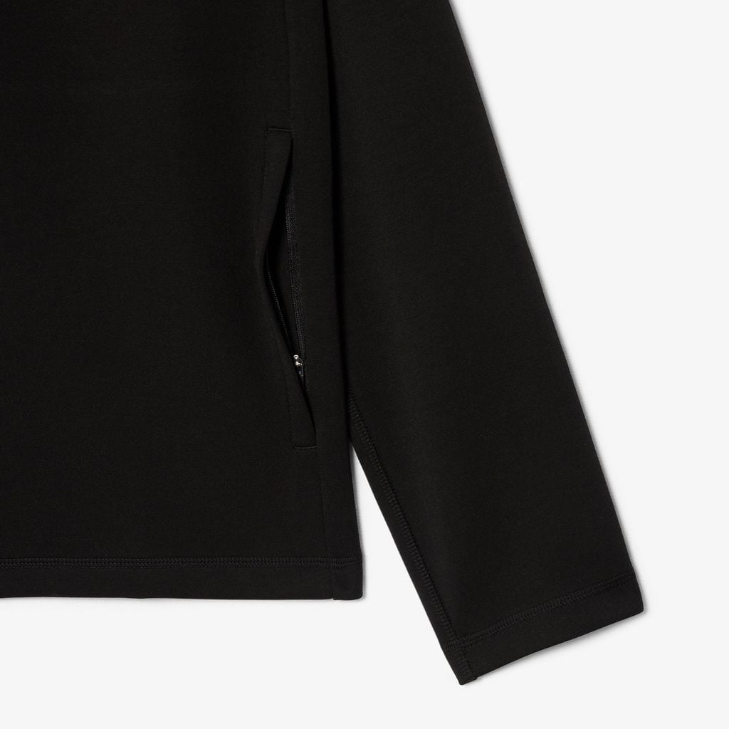 Áo Hoodie Thể Thao Lacoste Nam Dáng Rộng Co Giãn Có Khóa Kéo