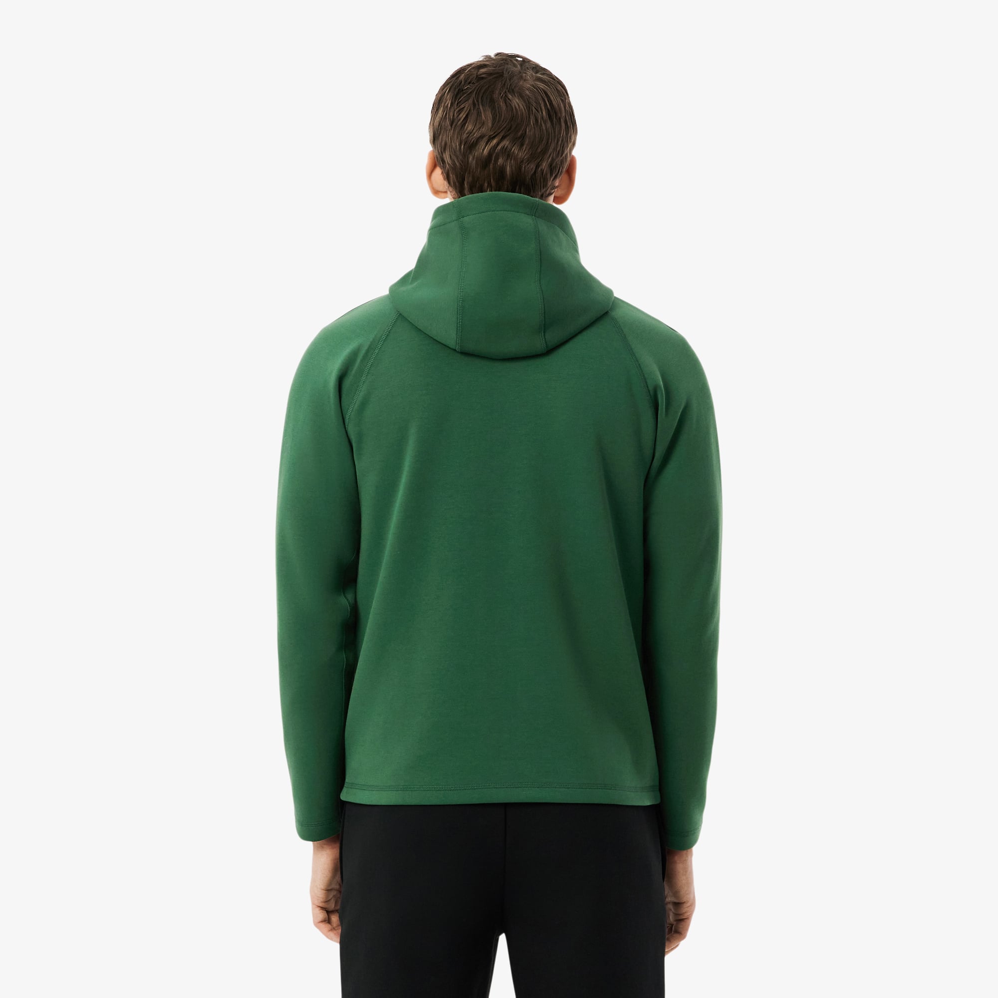 Áo Hoodie Thể Thao Lacoste Nam Dáng Rộng Co Giãn Có Khóa Kéo