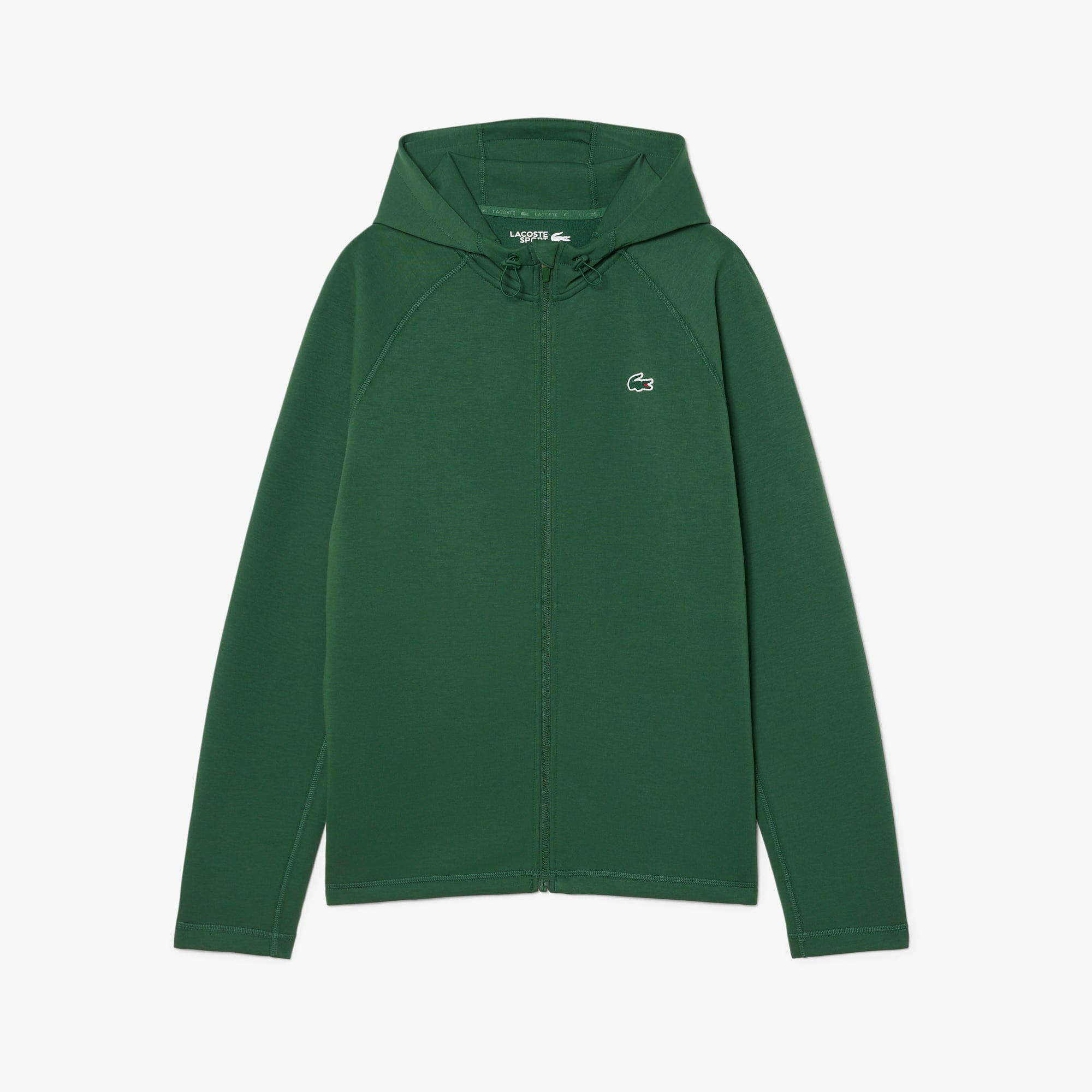 Áo Hoodie Thể Thao Lacoste Nam Dáng Rộng Co Giãn Có Khóa Kéo