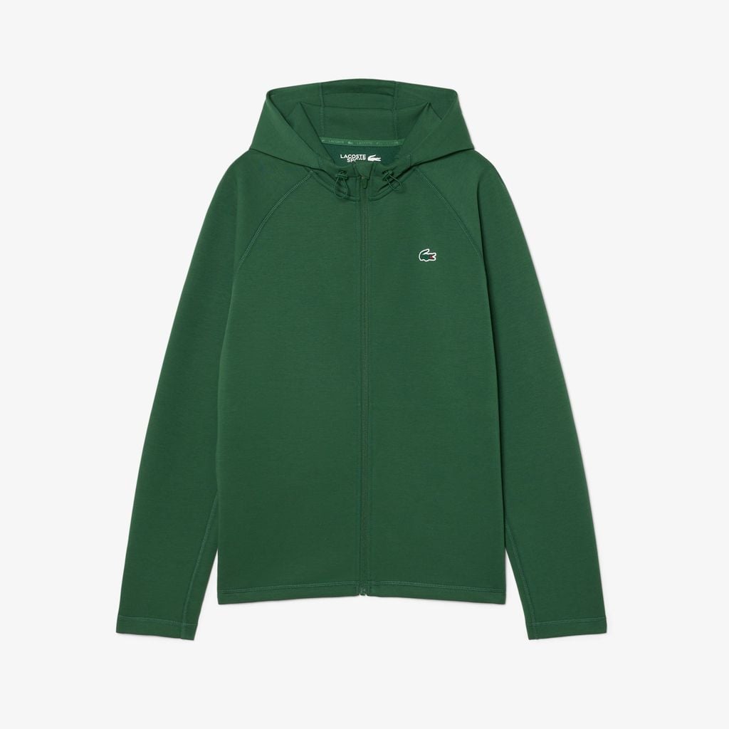 Áo Hoodie Thể Thao Lacoste Nam Dáng Rộng Co Giãn Có Khóa Kéo