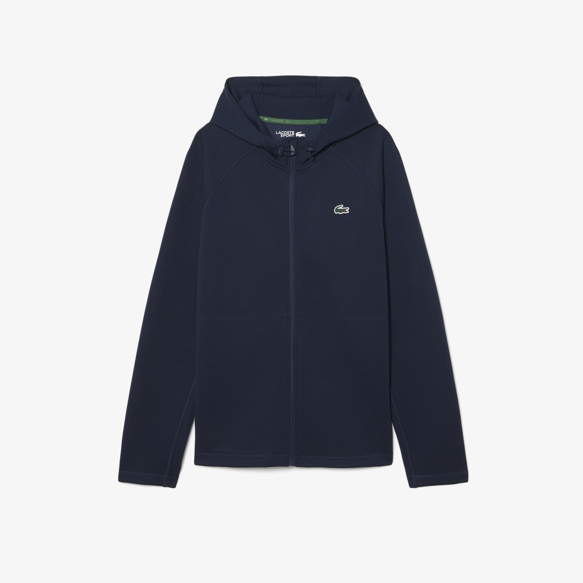 Áo Hoodie Thể Thao Lacoste Nam Dáng Rộng Co Giãn Có Khóa Kéo