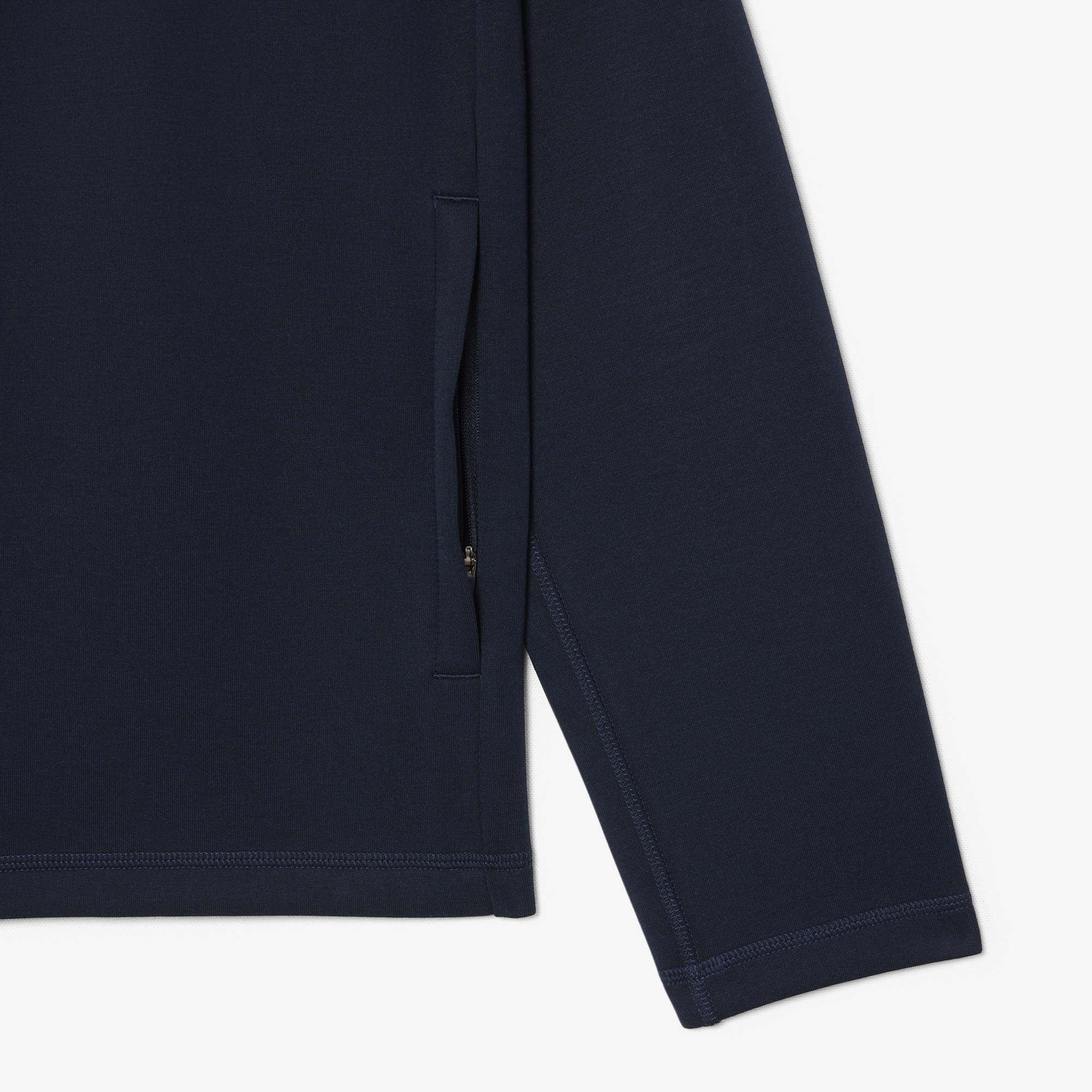 Áo Hoodie Thể Thao Lacoste Nam Dáng Rộng Co Giãn Có Khóa Kéo