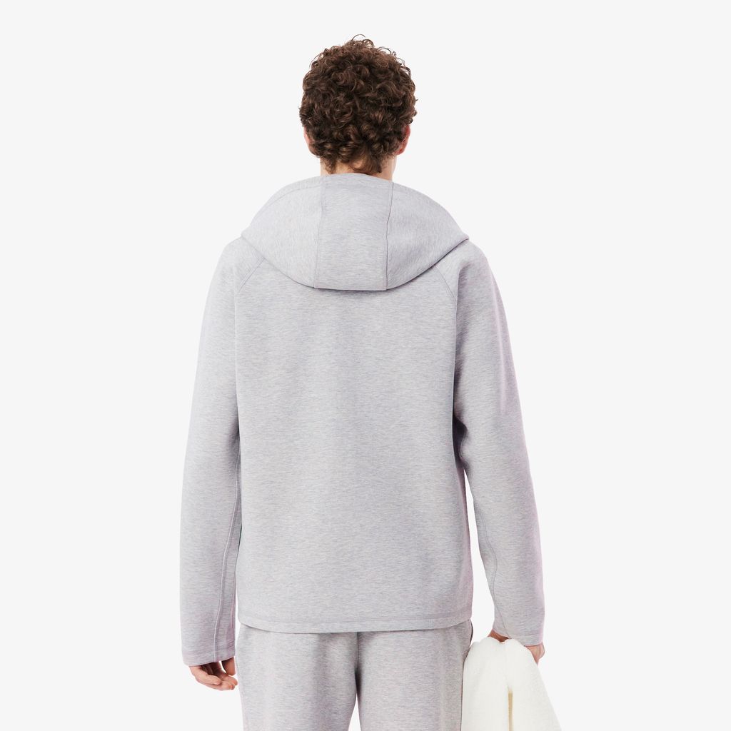 Áo Hoodie Thể Thao Lacoste Nam Dáng Rộng Co Giãn Có Khóa Kéo
