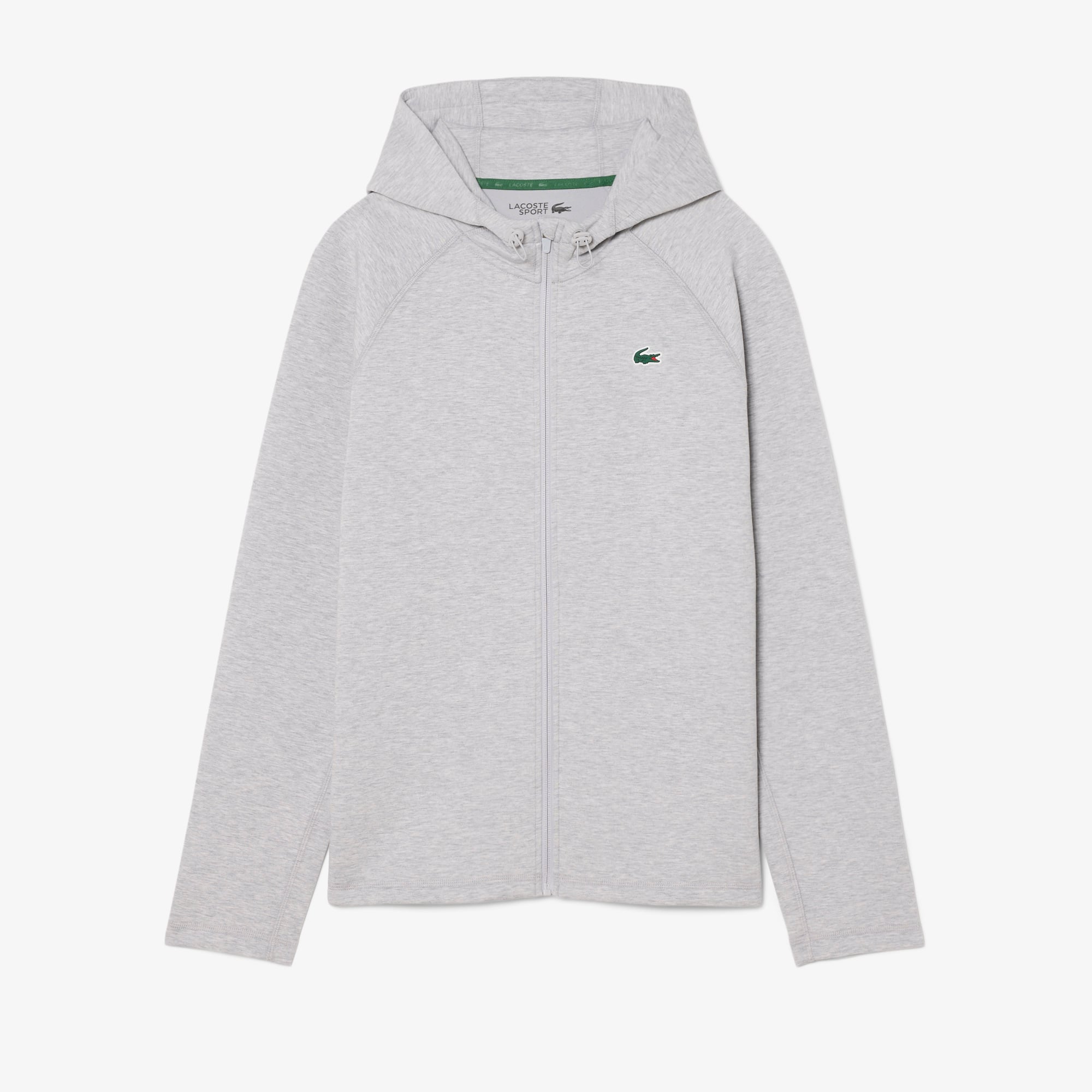 Áo Hoodie Thể Thao Lacoste Nam Dáng Rộng Co Giãn Có Khóa Kéo