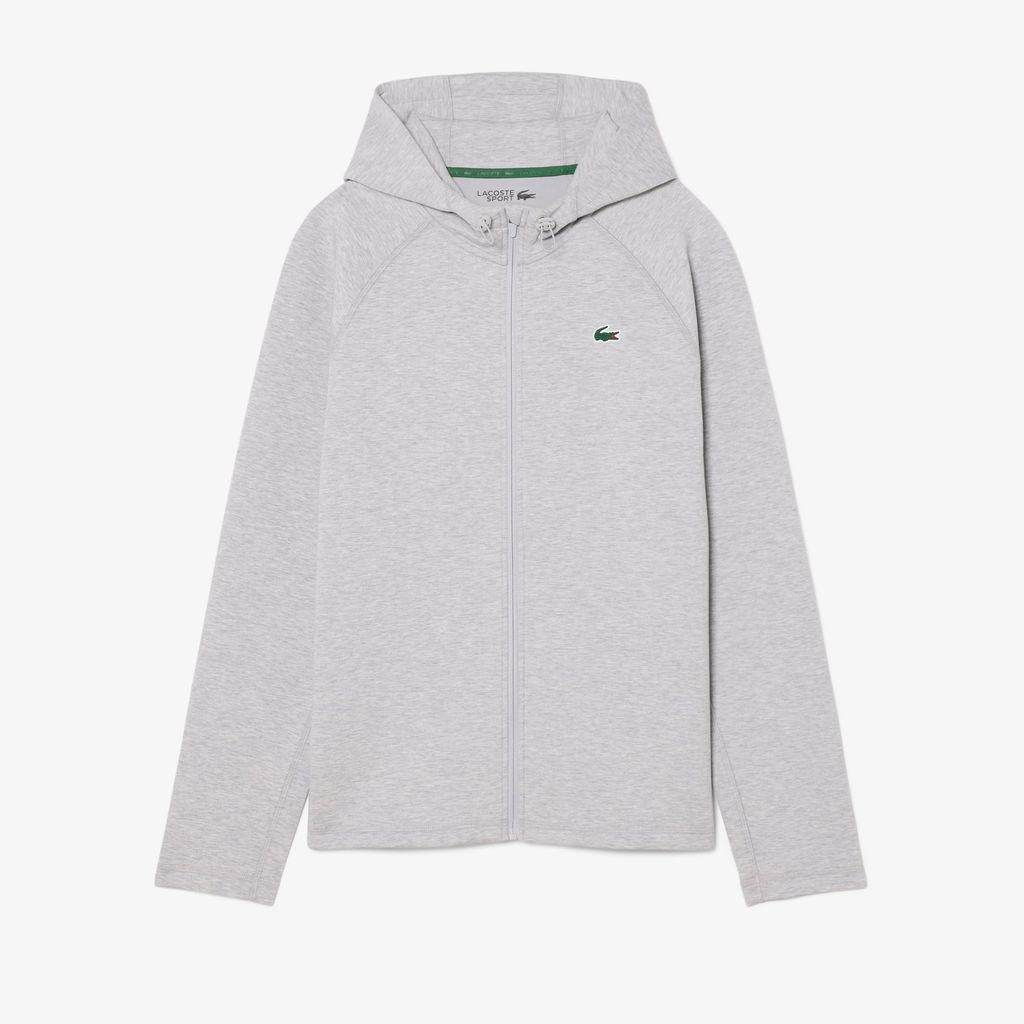 Áo Hoodie Thể Thao Lacoste Nam Dáng Rộng Co Giãn Có Khóa Kéo