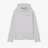 Áo Hoodie Thể Thao Lacoste Nam Dáng Rộng Co Giãn Có Khóa Kéo