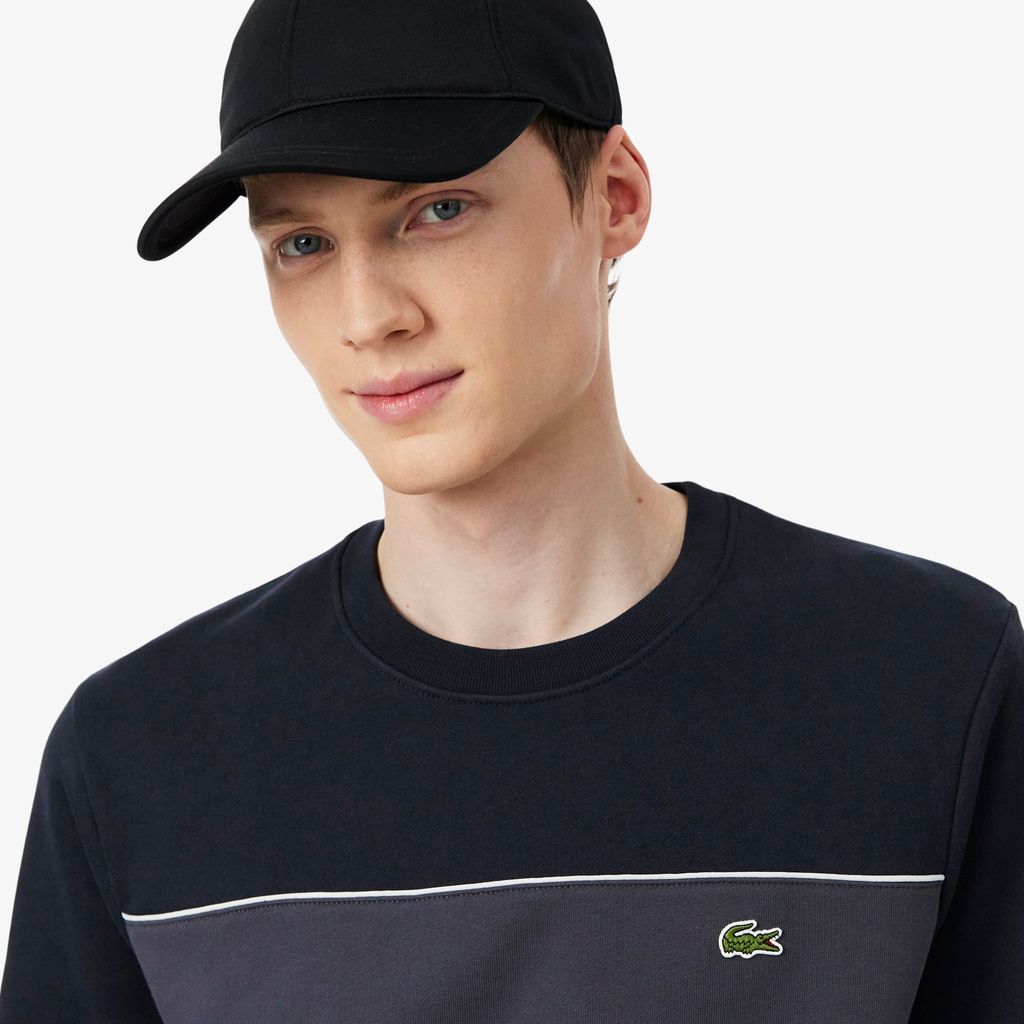 Áo Nỉ Lacoste Nam Dáng Suông Họa Tiết Color-Block