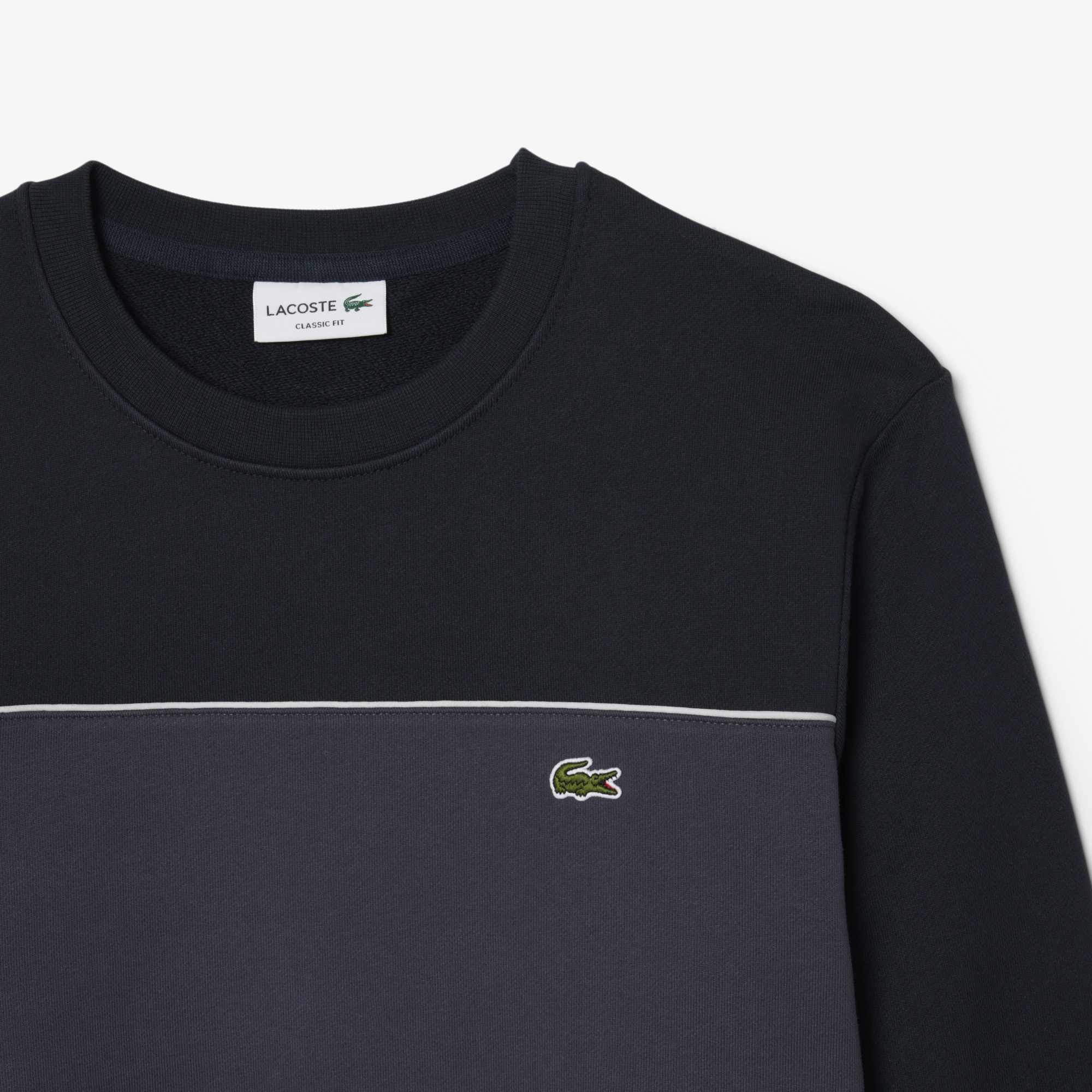 Áo Nỉ Lacoste Nam Dáng Suông Họa Tiết Color-Block