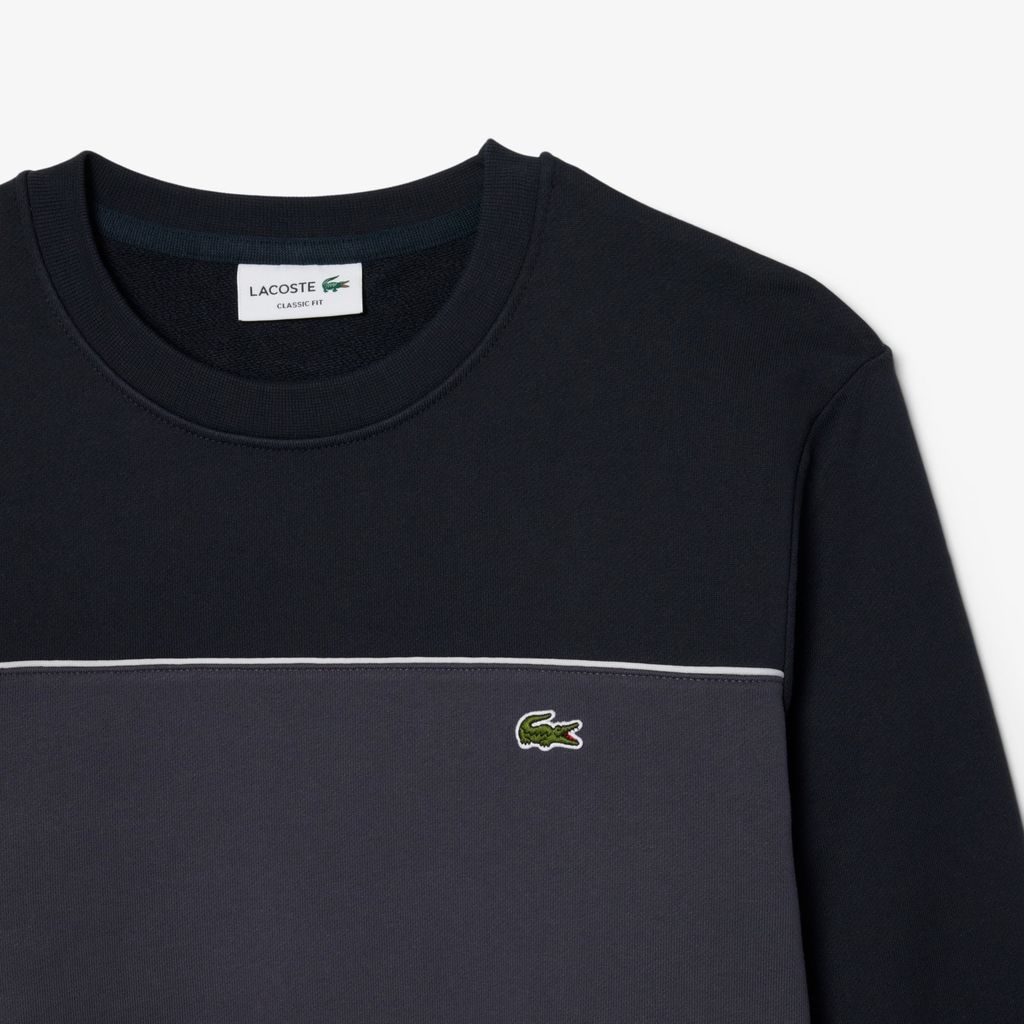 Áo Nỉ Lacoste Nam Dáng Suông Họa Tiết Color-Block