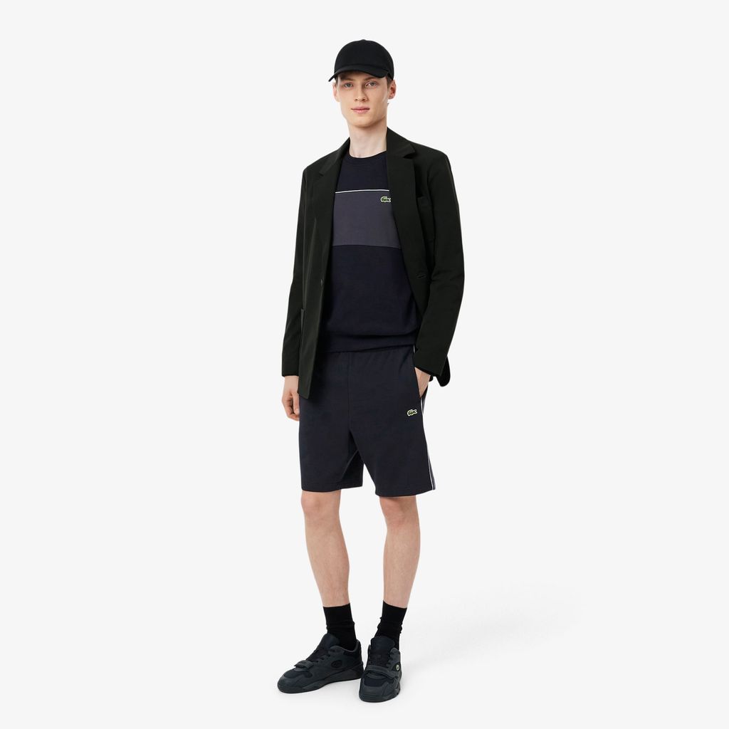 Áo Nỉ Lacoste Nam Dáng Suông Họa Tiết Color-Block