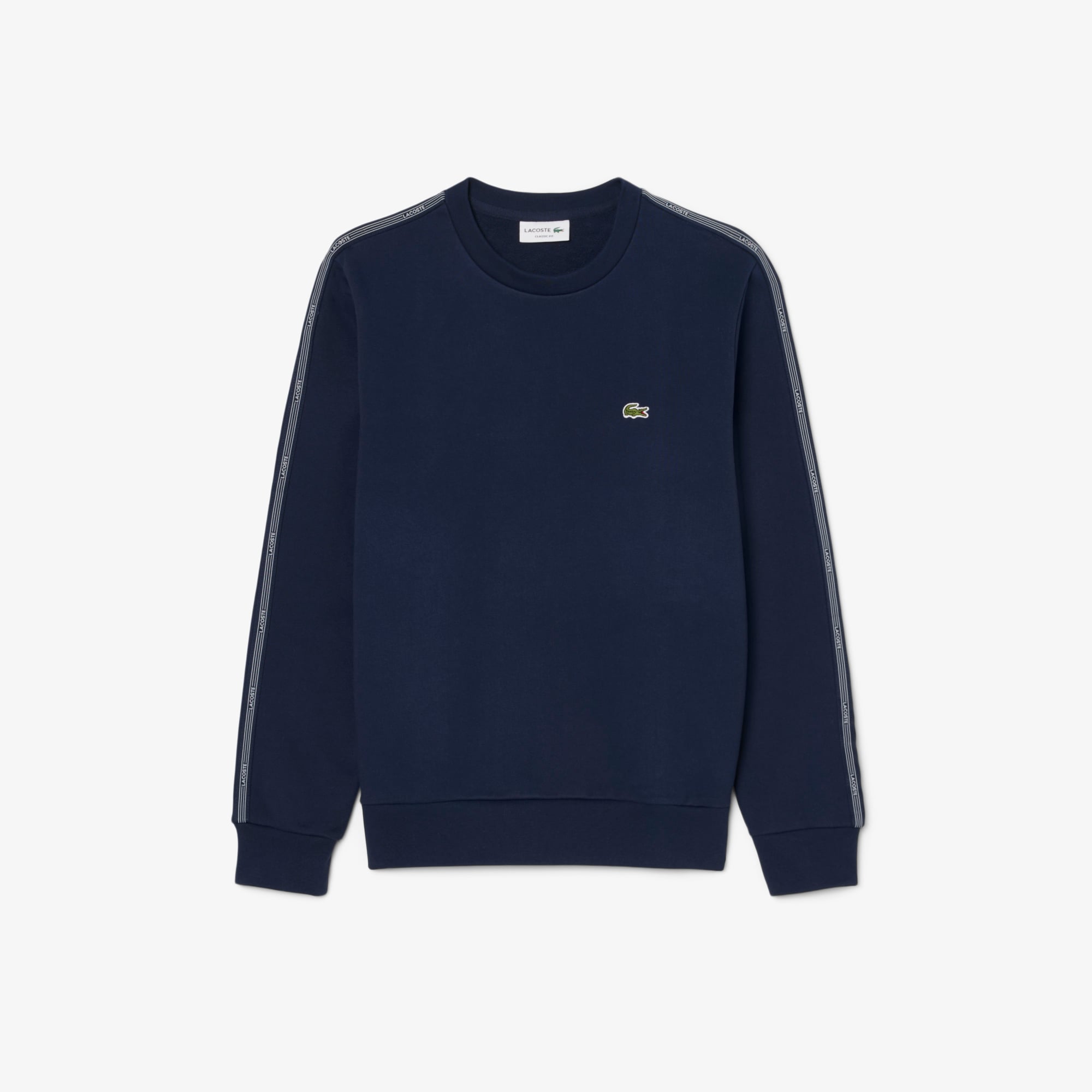 Áo Nỉ Lacoste Nam Dáng Suông Dải Băng Có Chi Tiết Kẻ Sọc