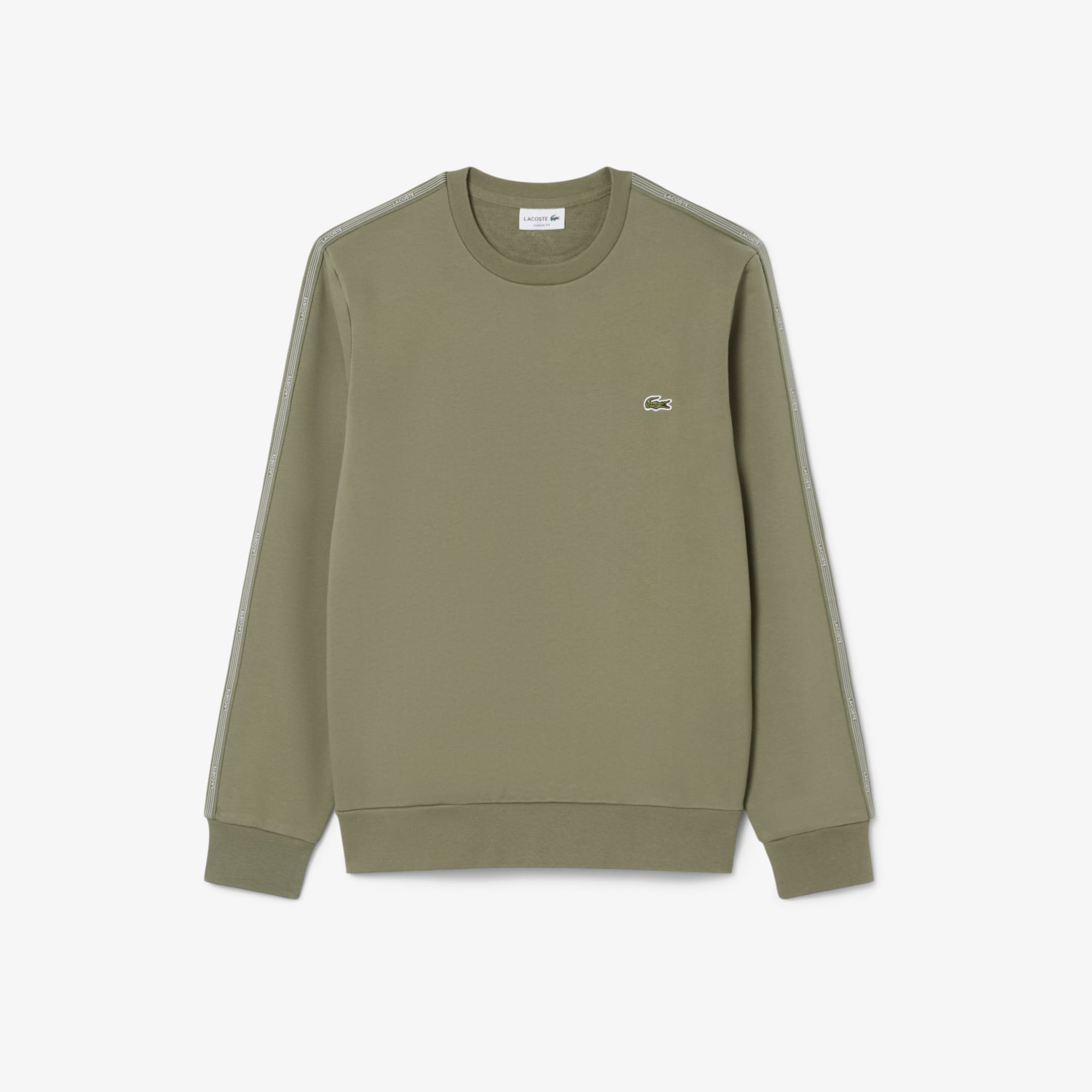 Áo Nỉ Lacoste Nam Dáng Suông Dải Băng Có Chi Tiết Kẻ Sọc