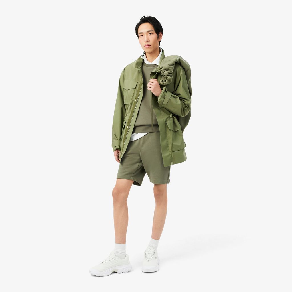 Áo Nỉ Lacoste Nam Dáng Suông Dải Băng Có Chi Tiết Kẻ Sọc