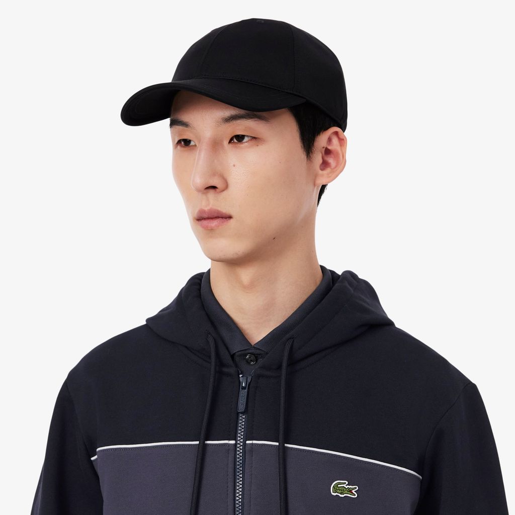 Áo Hoodie Lacoste Nam Dáng Cổ Điển Có Khóa Kéo Họa Tiết Color-Block