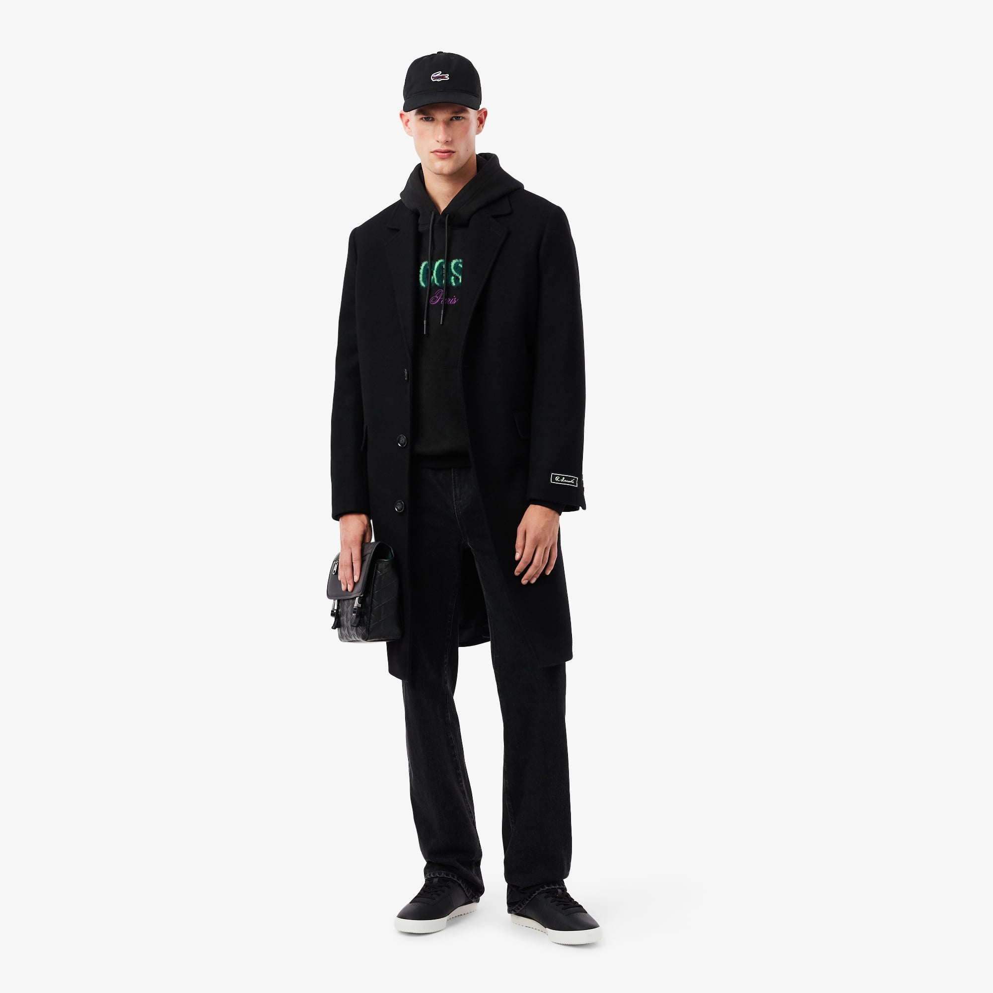 Áo Hoodie Lacoste Nam Thêu Dáng Rộng