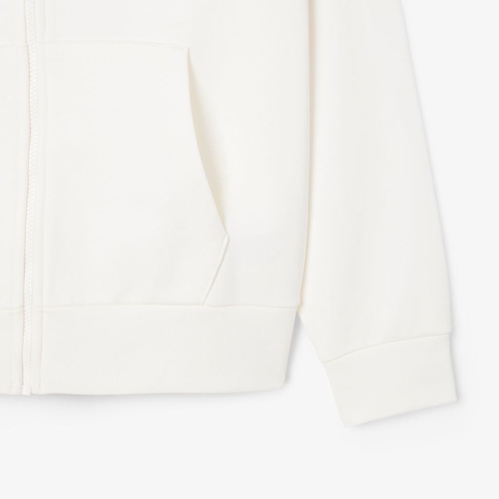 Áo Hoodie Lacoste Nam Dáng Cổ Điển Có Khóa Kéo Họa Tiết Colour-Block