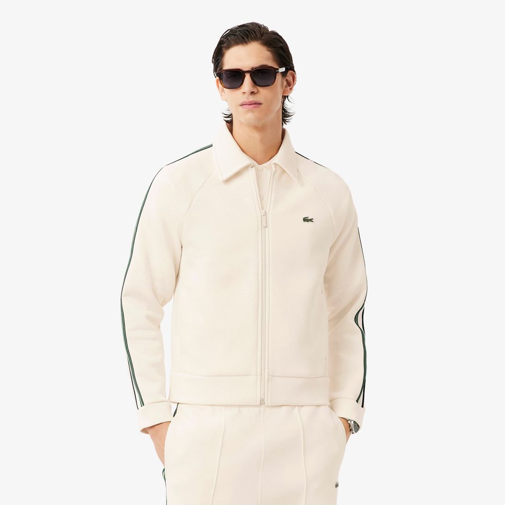 Áo Nỉ Lacoste Nam Dáng Suông Có Khóa Kéo Sản Xuất Tại Pháp