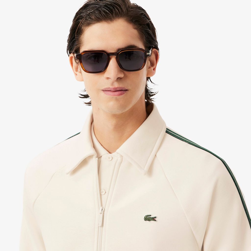 Áo Nỉ Lacoste Nam Dáng Suông Có Khóa Kéo Sản Xuất Tại Pháp