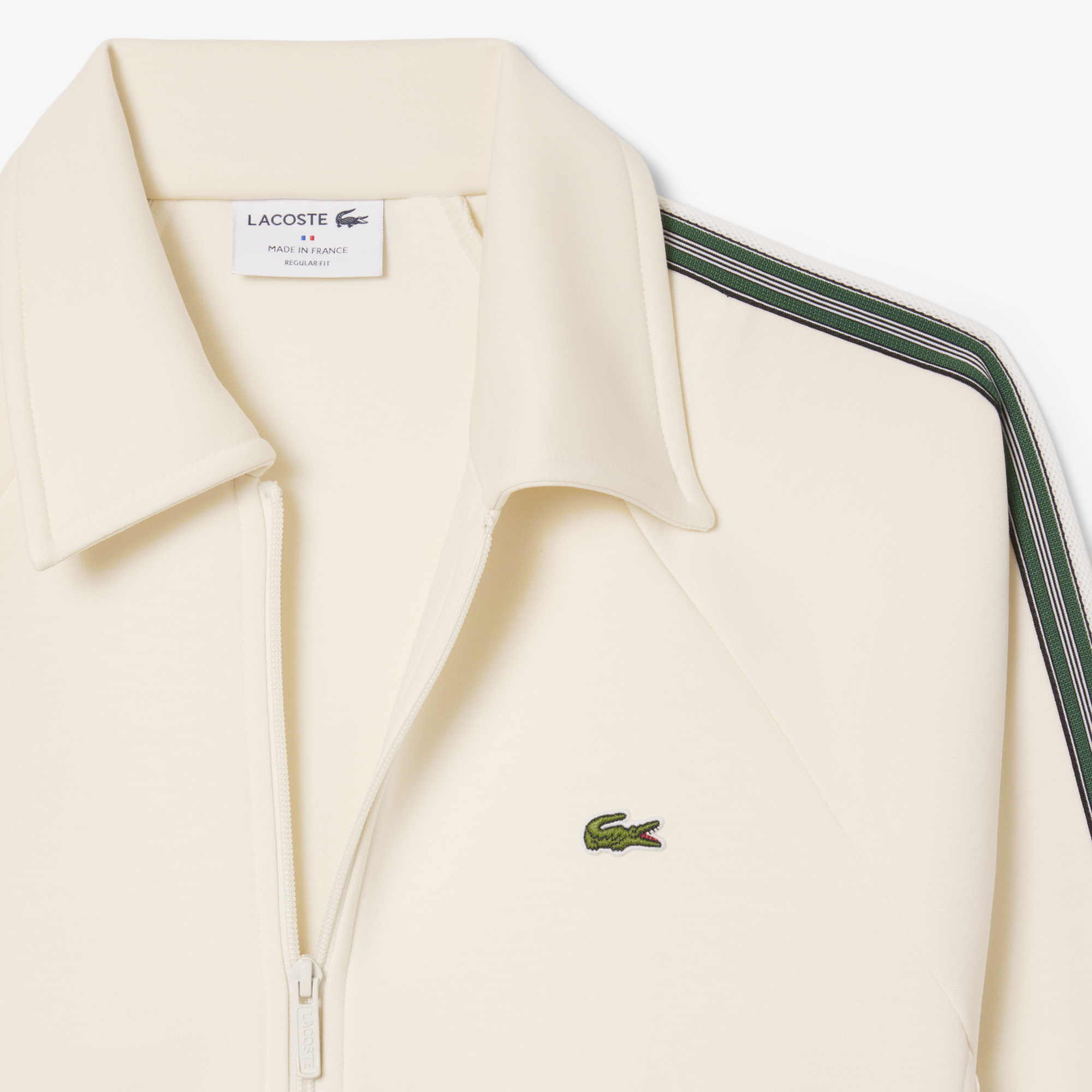 Áo Nỉ Lacoste Nam Dáng Suông Có Khóa Kéo Sản Xuất Tại Pháp
