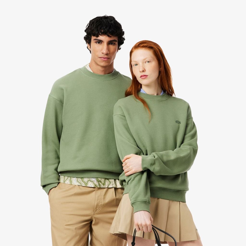 Áo Nỉ Lacoste Unisex Dáng Rộng Dày Dặn