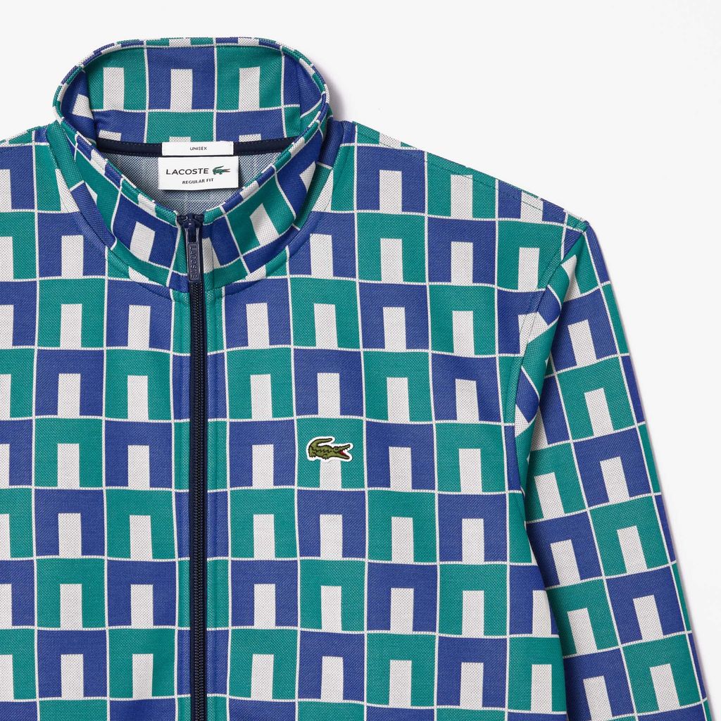 Áo Nỉ Lacoste Unisex Họa Tiết Chất Liệu Jacquard