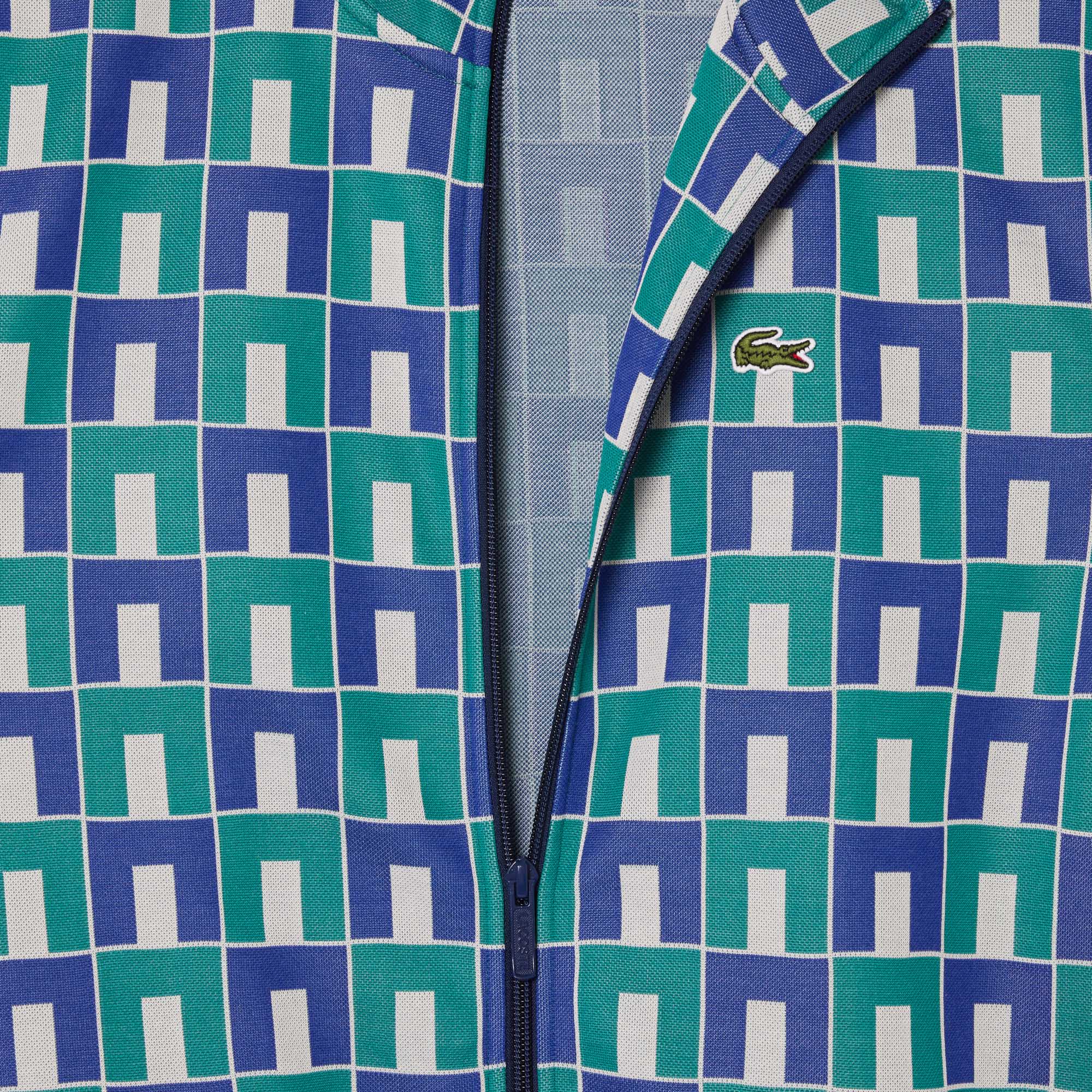 Áo Nỉ Lacoste Unisex Họa Tiết Chất Liệu Jacquard